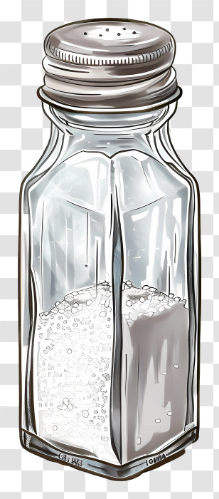 Salt Shaker - Salt Shaker Illustration Transparent PNG