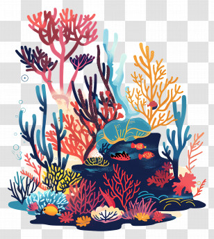 Coral Reefs - Coral Reef Ecosystem Transparent PNG