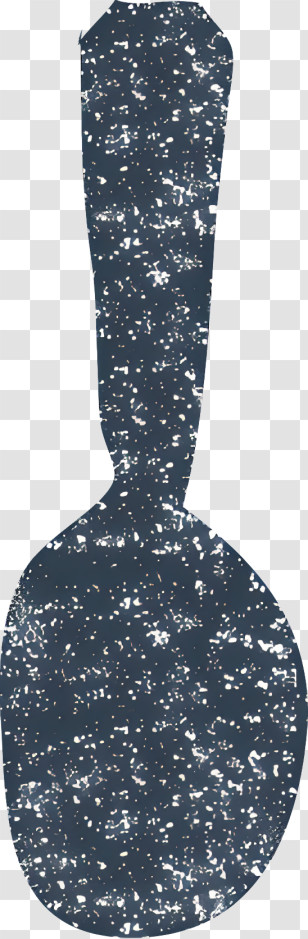 Icon - Grunge Textured Spoon Illustration Transparent PNG