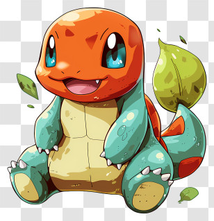 Pokemon - Cute Charmander Cartoon Illustration Transparent PNG