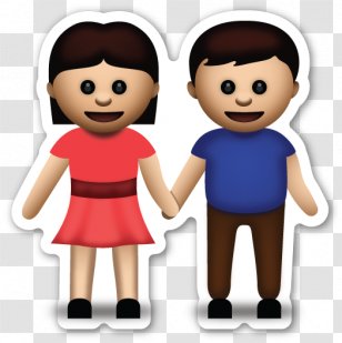 Emoji Sticker Emoticon Love IPhone - Facial Expression - Holding Transparent PNG