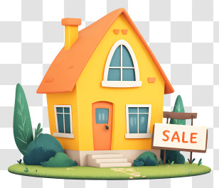 House For Sale - Charming House For Sale Illustration Transparent PNG