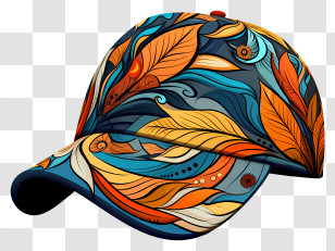 Hat - Colorful Patterned Cap Transparent PNG