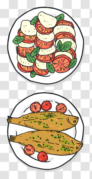 Thai Food - Salad And Fish Dishes Transparent PNG