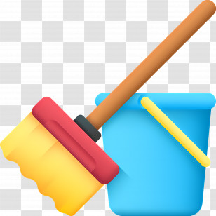 Cleaning Mop - Mop And Bucket For Household Cleaning Transparent PNG
