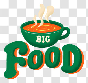 Big Food Logo - Big Food Cozy Soup Logo Transparent PNG