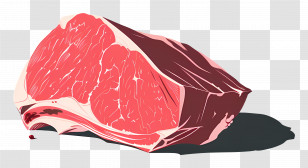 Meat - Raw Meat Steak Illustration Transparent PNG
