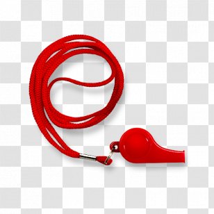 Whistle Lanyard Business Buoy Red - Liquid Transparent PNG