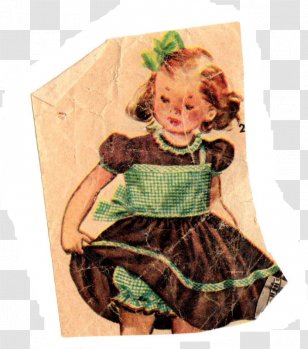 Costume Pattern - Design - Vintage Dresses 1940 Transparent PNG