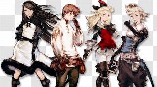 Bravely Default Final Fantasy: The 4 Heroes Of Light Role-playing Video Game Japanese - Flower - Watercolor Transparent PNG