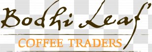Bodhi Leaf Coffee Traders Cafe Tea Roasting - Writing Transparent PNG