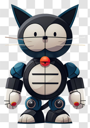 Cat Robot - Robotic Black Cat Transparent PNG