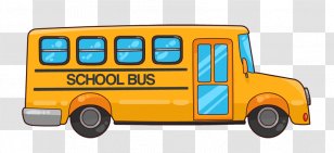 School Bus Student Driver - Cliparts Transparent PNG