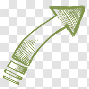 Arrow - Green Arrow Pointing Upwards Transparent PNG