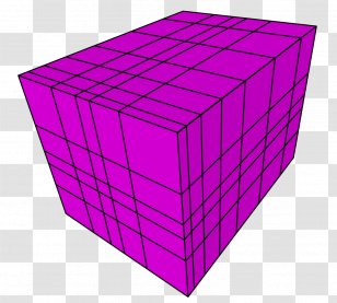 Regular Grid Right Triangle Rectangle Cuboid Geometry - Lilac Transparent PNG