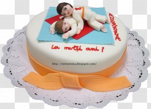 Birthday Cake Torte Mousse Sugar Paste - Decorating Transparent PNG