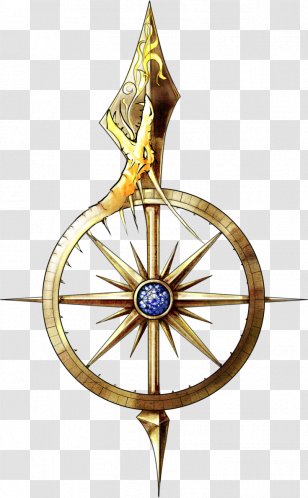 Compass Rose Fantasy Map - Pin Transparent PNG