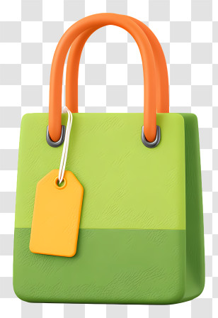 Shopping Bag Icon - Green Shopping Bag Icon Transparent PNG