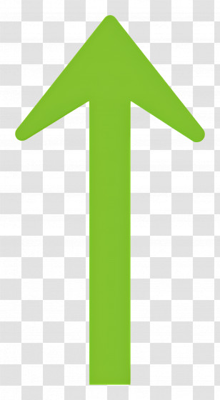 Green Arrow Up - Upward Green Arrow Transparent PNG