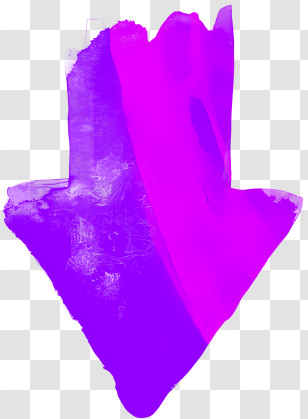Arrow - Purple Downward Arrow Transparent PNG