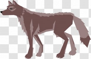 Gray Wolf Walking Clip Art - Wildlife - Dick Transparent PNG