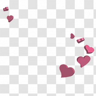 Image Editing We Heart It - Material - PINK HEARTS Transparent PNG
