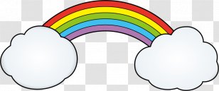 Illustration Rainbow Clip Art Design Text - Cloud Transparent PNG