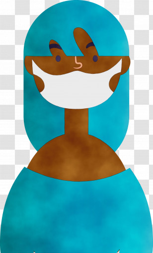 Turquoise Teal Turquoise Headgear Electric Blue Transparent PNG