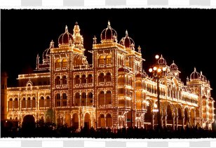 Mysore Palace Chamundeshwari Temple Brindavan Gardens Chamundi Hills Dasara - Maharaja Of - Dussehra Transparent PNG
