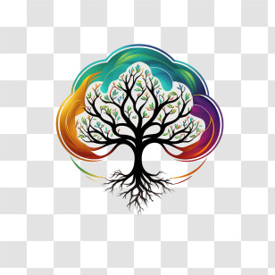 Family Tree
 - Abstract Colorful Tree Of Life Illustration Transparent PNG
