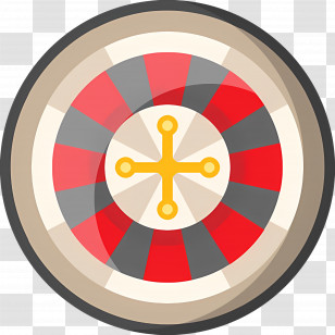 Casino Roulette - Abstract Design Target Illustration Transparent PNG