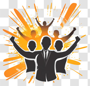 Employee Appreciation Day - Team Success Concept Illustration Transparent PNG