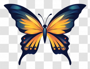 Butterfly Logo - Fantasy World Butterfly Rainbow Multi Transparent PNG
