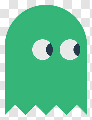 Green Ghost - Green Ghost Cartoon Character Transparent PNG