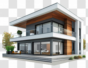 3d House - Modern Architectural House Transparent PNG