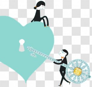 Tiffany & Co. Valentines Day Jewellery Advertising Clip Art - Love - The Key To Heart Transparent PNG