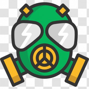 Fluoroquinolone Gas Mask Icon - Green Hat Transparent PNG
