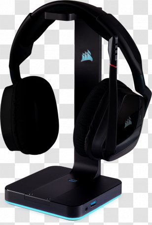 Corsair ST100 RGB Premium Indoor Black Hardware/Electronic VOID PRO Headset Components Headphones - Output Device Transparent PNG