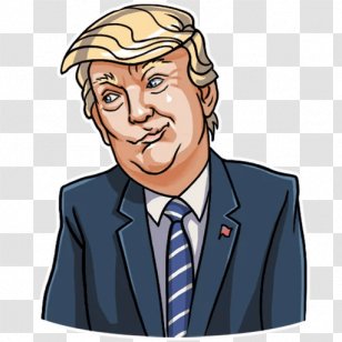 Donald Trump Sticker Telegram Messaging Apps Clip Art - Gentleman Transparent PNG