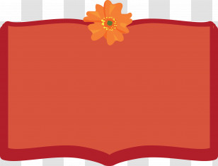 Flower Book Frame Flower Frame Book Frame Transparent PNG