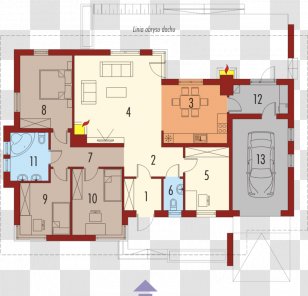 Floor Plan House Architecture Project - Diagram Transparent PNG