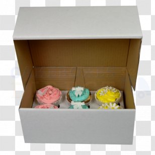 Cupcake Window Box Carton Transparent PNG