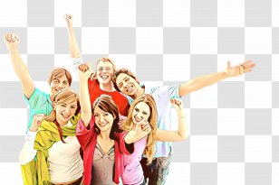 Group Of People Background - Facial Expression - Team Celebrating Transparent PNG