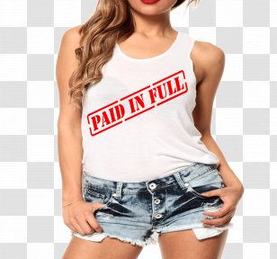 Sleeveless Shirt T-shirt Top - Heart Transparent PNG
