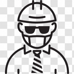 Foreman - Area - Black And White Transparent PNG