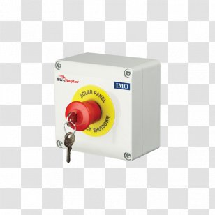 Electrical Switches Emergency Solar Power Panels Kill Switch - Shutdown - Push Button Phone Day Transparent PNG