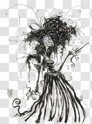 Harry Potter Bellatrix Lestrange Sorting Hat Alastor Moody Drawing - Art - Rock Woman Transparent PNG