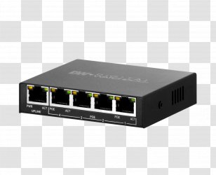 Network Switch Power Over Ethernet Video Recorder IP Camera - Electronics Accessory - Watchdog Transparent PNG