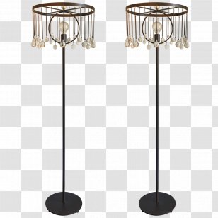 Electric Light Lighting Furniture Lamp Chandelier - Metal - Crystal Transparent PNG