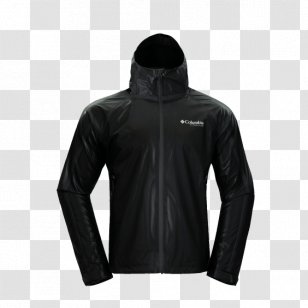 Gore-Tex Leather Jacket Ski Suit Outerwear - Black - Columbia Sportswear Transparent PNG